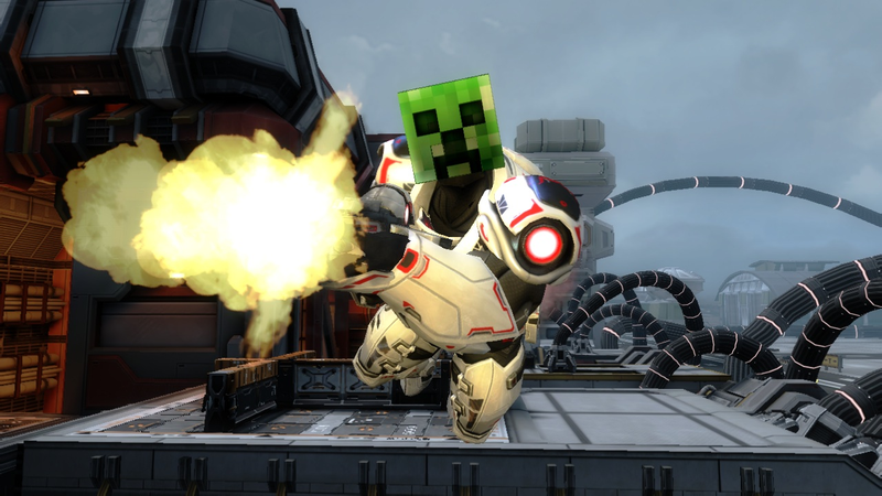 Illustration for article titled The Closest Thing We'll Get To A Minecraft Creeper Space Marine